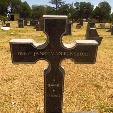 RENSBURG Douf, Janse van 1933-2012