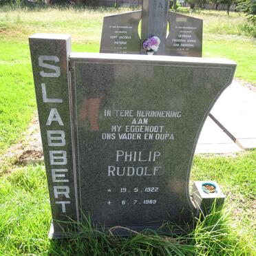 SLABBERT Philip Rudolph 1922-1989