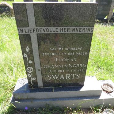 SWARTS Thomas Johannes Norris 1914-1991