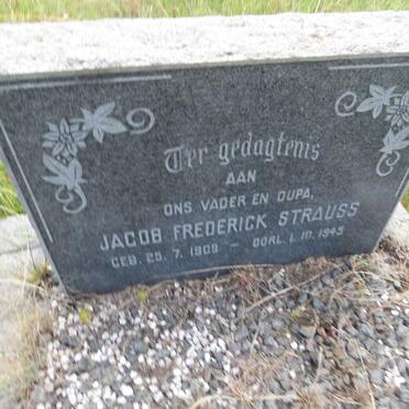 STRAUSS Jacob Frederick 1909-1945