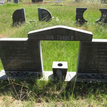 TONDER Gert Johannes, van 1930-1984 & J.A.P BIESKE 1933-1998