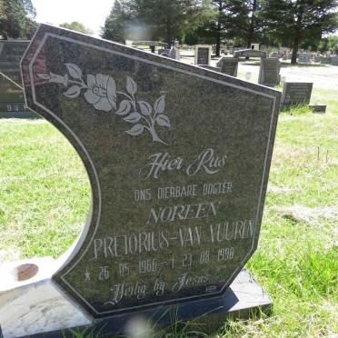 VUUREN Noreen, van PRETORIUS 1966-1998