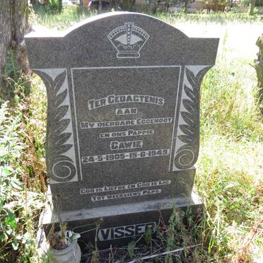 VISSER Gawie 1905-1949
