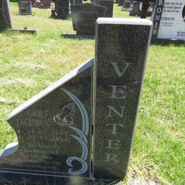 VENTER Gert Jacobus 1935-2018