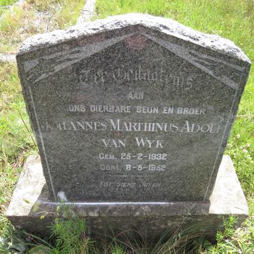 WYK Johannes Marthinus Adolf, van 1932-1952