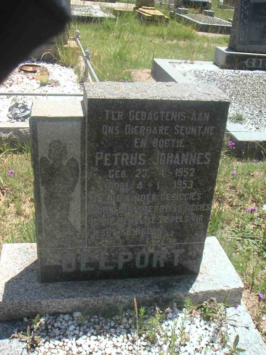 DELPORT Petrus Johannes 1952-1953