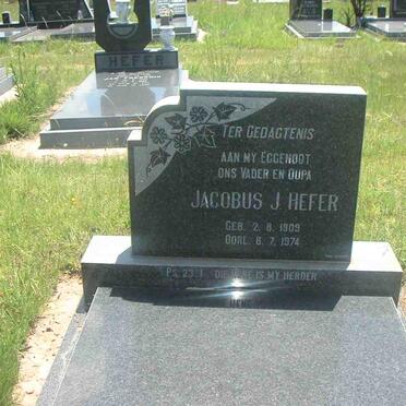 HEFER Jacobus J. 1909-1974