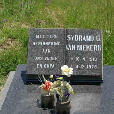 NIEKERK Sybrand G., van 1910-1978