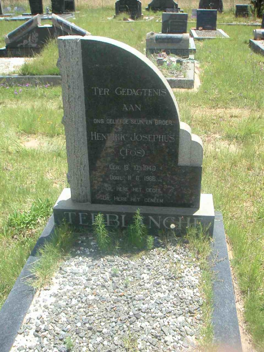 TERBLANCHE Hendrik Josephus 1940-1966