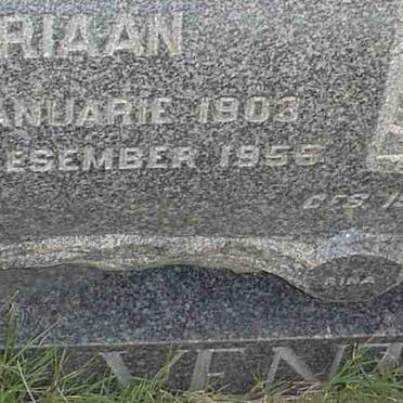 VENTER Christiaan Adriaan 1903-1955