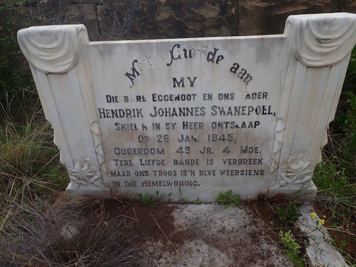 SWANEPOEL Hendrik Johannes  -1945