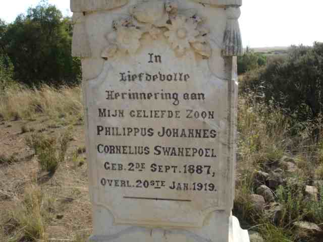 SWANEPOEL Philippus Johannes Cornelius 1887-1919