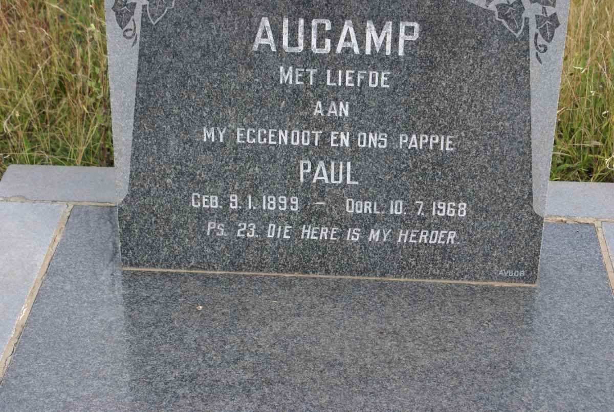 AUCAMP Paul 1899-1968