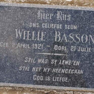 BASSON Willie 1921-1950