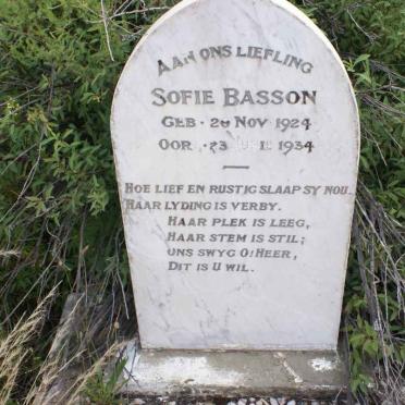 BASSON Sofie 1924-1934