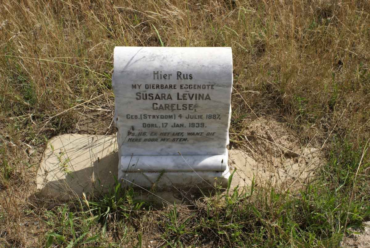 CARELSE Susara Levina nee STRYDOM 1887-1939