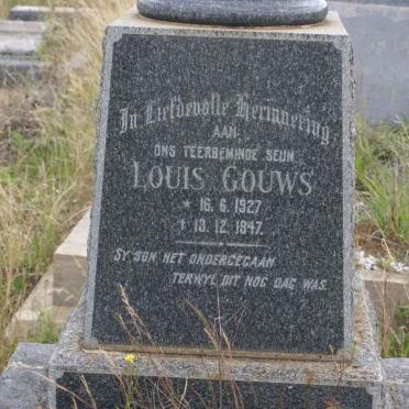 GOUWS Louis 1927-1947