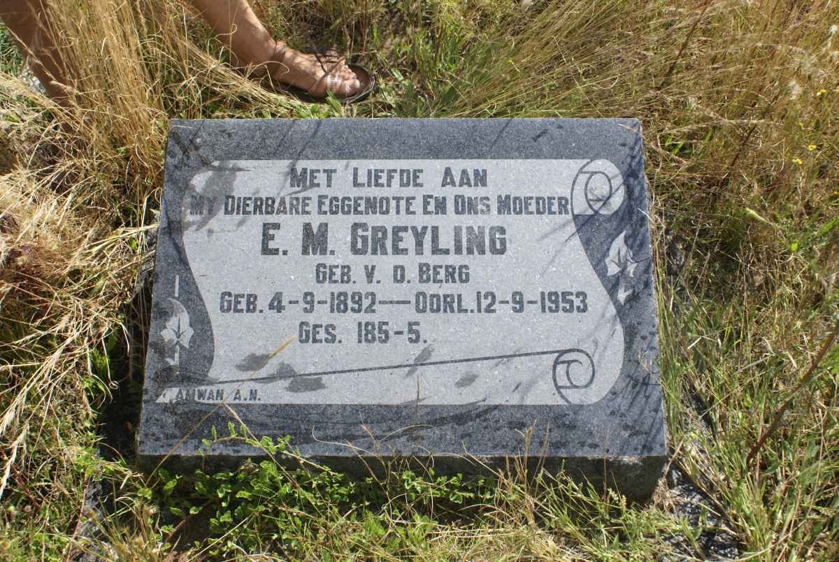 GREYLING Jan Barend Christiaan 1886-1959