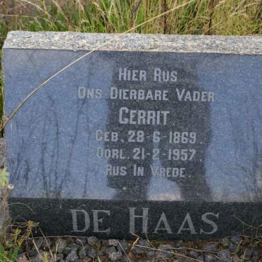 HAAS Gerrit, de 1869-1957