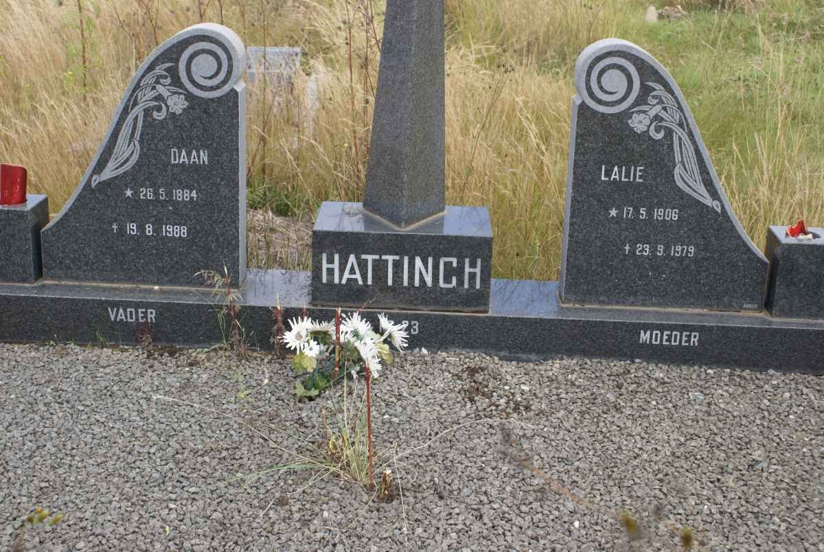 HATTINGH Daan 1884-1988 &amp; Lalie 1906-1979