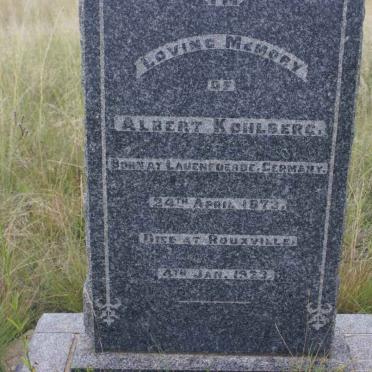 KOHLBERG Albert 1873-1923