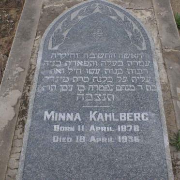 KAHLBERG Minna 1878-1936