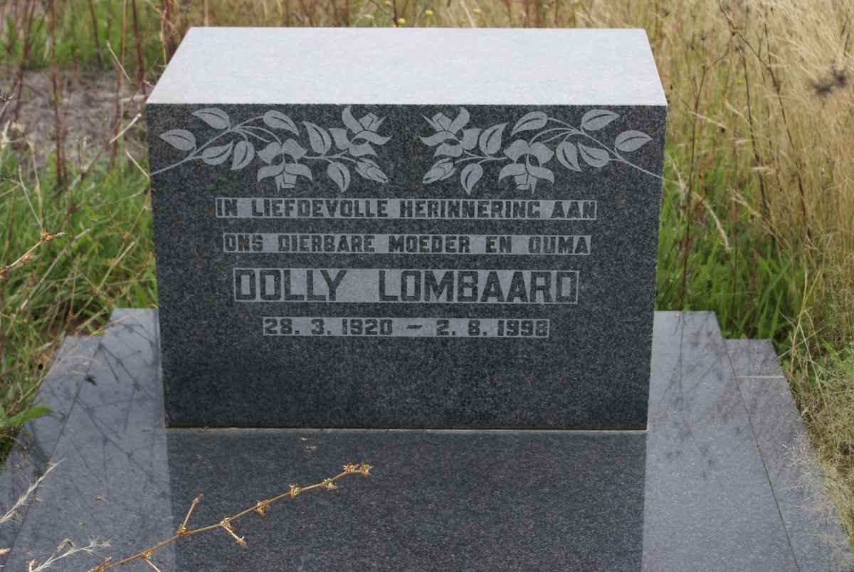 LOMBAARD Dolly 1920-1998