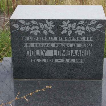 LOMBAARD Dolly 1920-1998