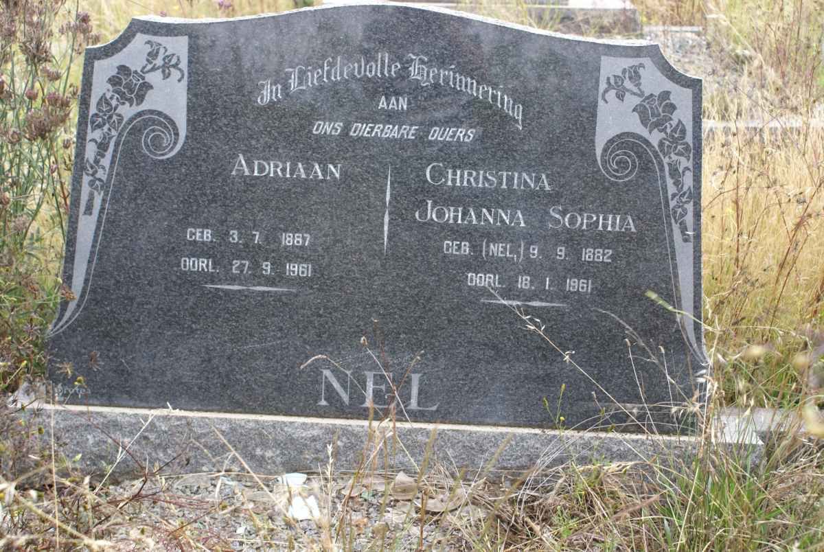 NEL Adriaan 1887-1961 &amp; Christina Johanna Sophia NEL 1882-1961