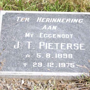 PIETERSE J.T. 1898-1975