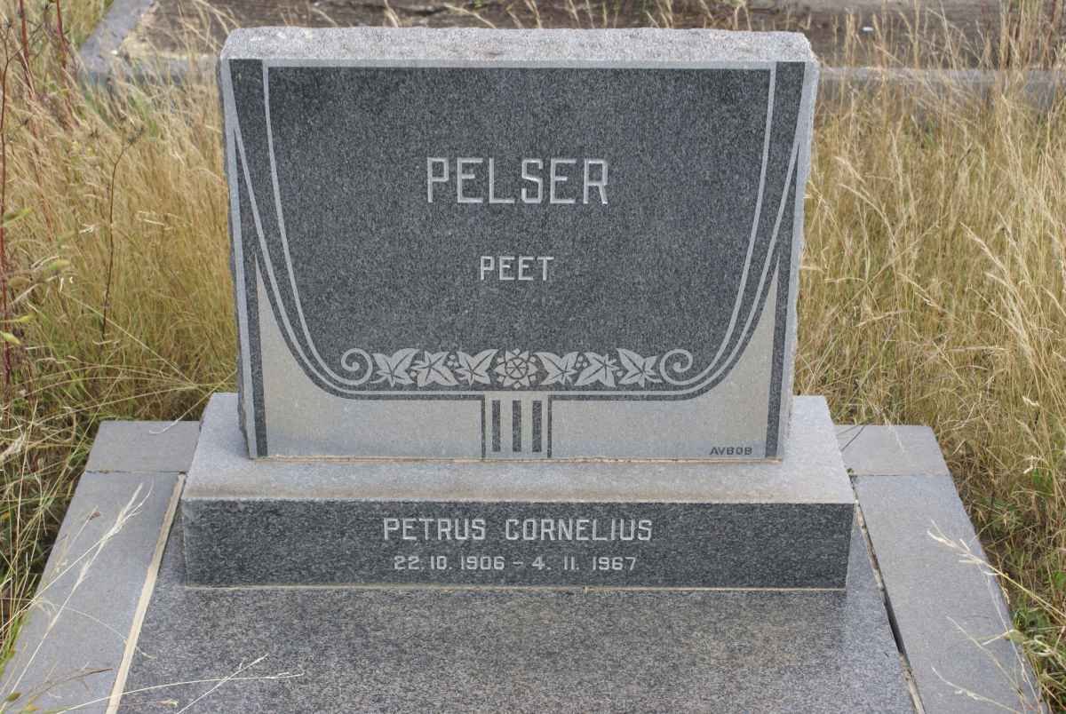 PELSER Petrus Cornelius 1906-1967