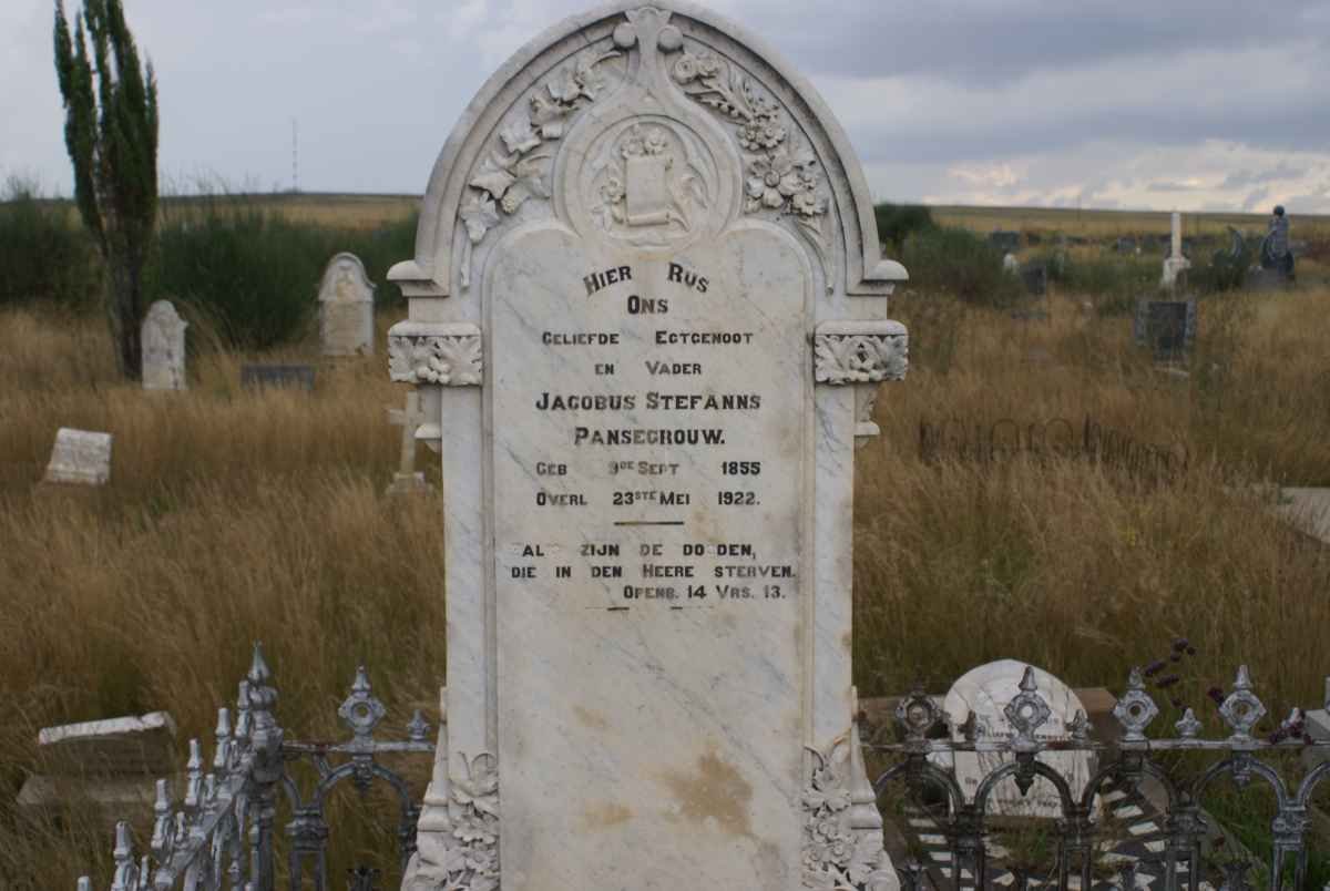 PANSEGROUW Jacobus Stefanus 1855-1922