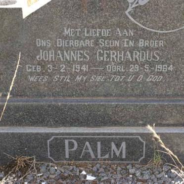 PALM Johannes Gerhardus 1941-1964