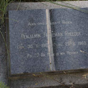 RHEEDER Benjamin Fredeman 188?-1969