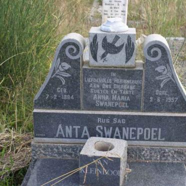 SWANEPOEL Anna Maria 1884-1957