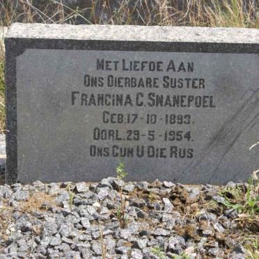 SWANEPOEL Francina C. 1893-1954