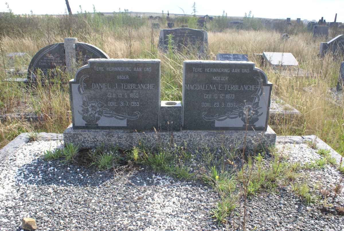 TERBLANCHE Daniel J. 1865-1959 &amp; Magdalena E. 1873-1957