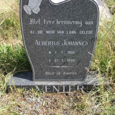 VENTER Albertus Johannes 1903-1992