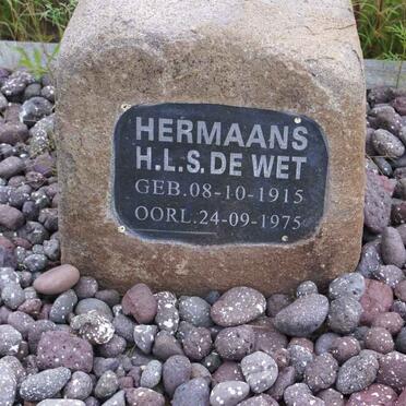 WET Hermaans H.L.S., de 1915-1975