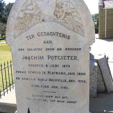POTGIETER Joachim 1879-1901