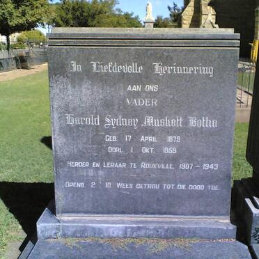 BOTHA Harold Sydney Muskett 1879-1959