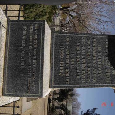 2. Gedenksteen 1899-1902