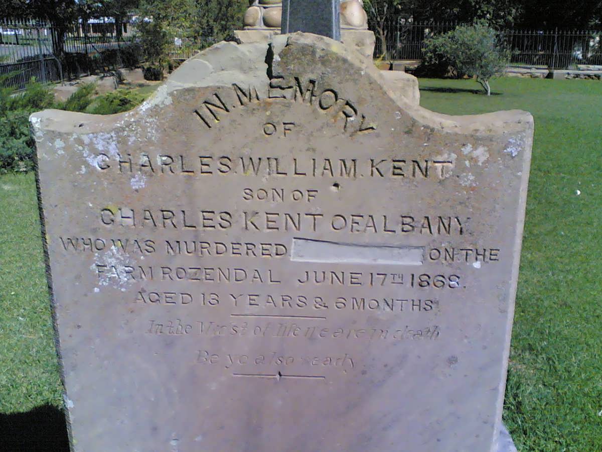 KENT Charles William -1868