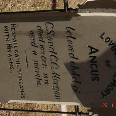 MORGAN George &amp; Sarah Judson :: MORGAN Angus