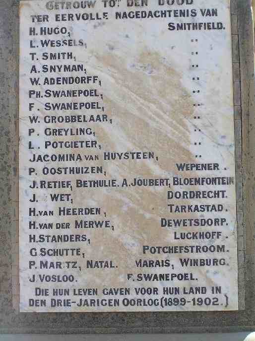 Anglo Boer War Memorial 1899-1902_2