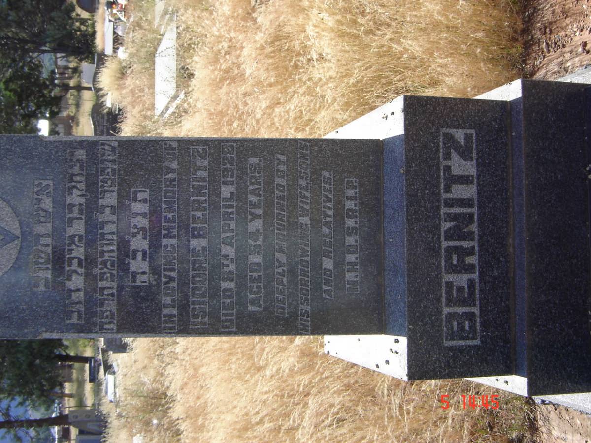 BERNITZ Isidore -1928