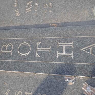 BOTHA Jacobus Willem 1929-1999 &amp; Wanda MELLET 1931-1995