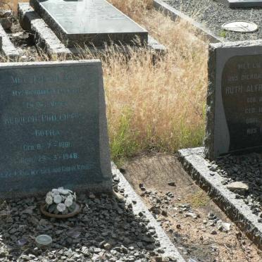 BOTHA Rudolph Phillippus 1881-1948 &amp; Ruth Alfrida ARCHER 1888-1961