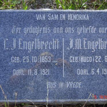 ENGELBRECHT L.J. 1853-1921 &amp; J.M. HUGO 1853-1935