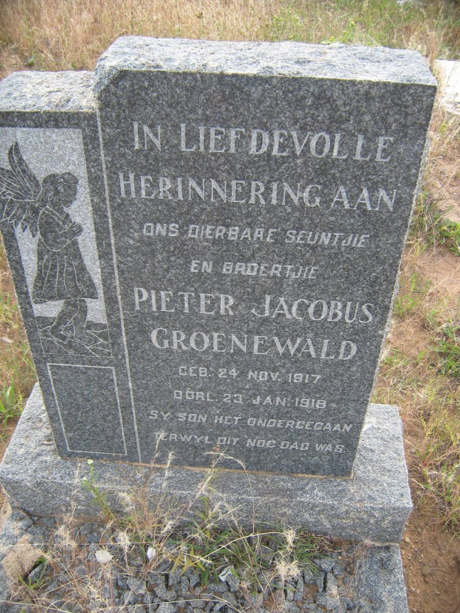 GROENEWALD Pieter Jacobus 1917-1918